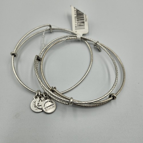 Alex and ani silver finish - and,