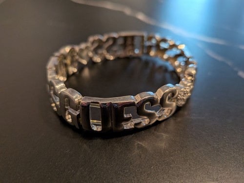 Guess expanding rhodium plated - rhodium,