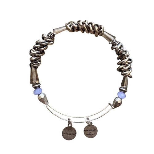 Alex and ani silver tone - and,