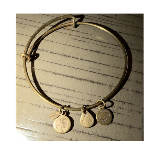 Alex and ani signed gold - alex,