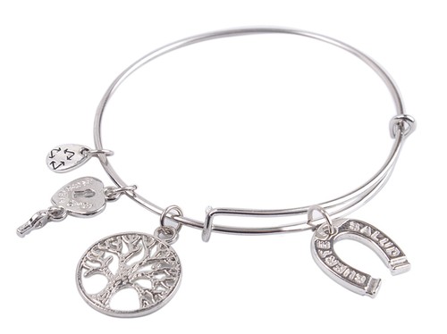 Fashion silver tone expandable - fashion,