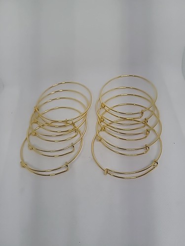 Expandable wire bangle charm - expandable,