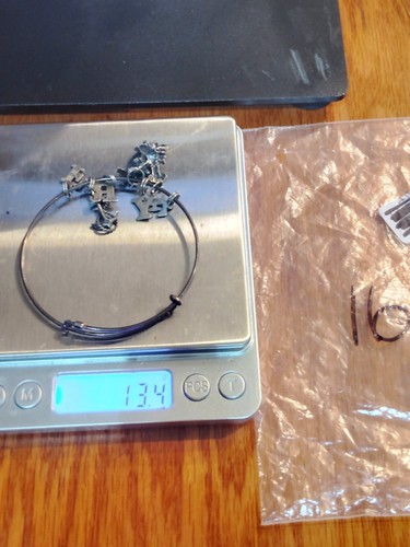 925 expandable wire bangle - 925,