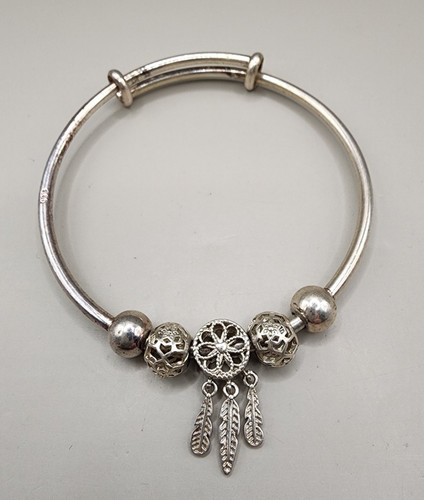 Vintage silver tone - silver, expandable