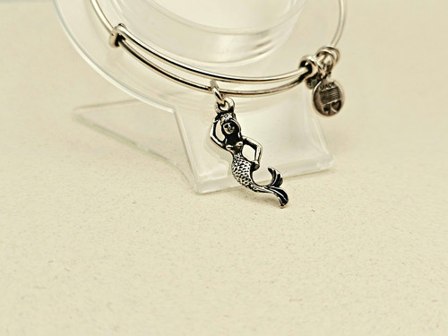 Alex and ani silver tone - and,