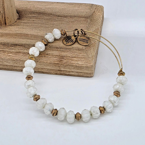 Alex and ani gold expandable - and,