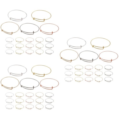 Expandable iron wire bangles - iron,