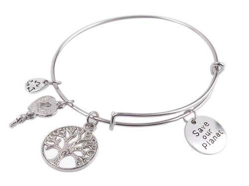1pcs expandable wire bangle - expandable,